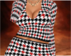 BBW Houndstooth Red