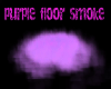 purple floor smoke