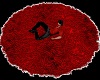 Ank Red Round Rug