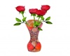 MAU/ ARTIST VASE n ROSES