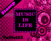 *V* Music Is Life Stamp