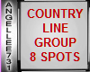COUNTRY LINE 8 SPOTS