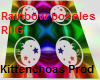 rainbow poseless rug
