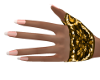 Gold Lace Gloves