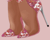E* Pink Spring Heels