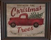 Christmas Tree Sign