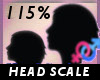 Head Scale 115 % -F-