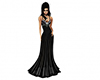 Black jeweled gown