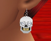 *TJ* Skull Earrings S W