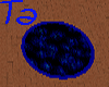 Black Blue Swirl Rug
