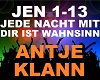 Antje Klann - Jede Nacht