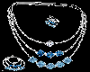 Blue Jewels Jewelry Set