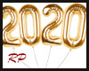 2020 Gold Balloons