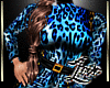 XXLRG Blue LeopardDress