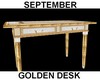 (S) Golden White Desk