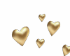 Floating Hearts Gold