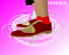 * GINa REd WED SHOES