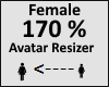 Avatar scaler 170% Femal