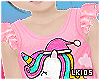 Kids Shirt Unicorn Pink
