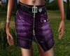 ~S~dark purple skirt