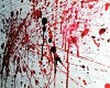 Blood Splatter on Canvas
