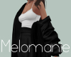 Black Satin Duster