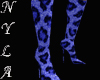 *Ny B Leopard Heel Boots