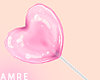Heart Lollipop | Pink
