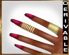 (A1)Dina pink ring-nails