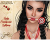 Lady Candycane Lollipop