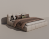 Brown Double Bed