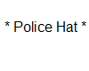 Police Hat - STAR