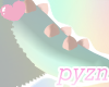 დ Pastel Dino Tail