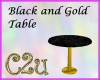 !! Black & Gold Table