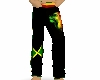 rasta black long pants