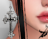 𝓩 Cross Earrings