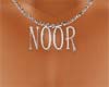 *N* Name necklace Noor