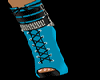 BLUE CHAIN BOOTS SWAG