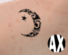 Ⓐ Moon Star Tattoo