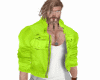 FLUOR GREEN SEXY JACKET