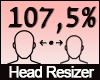 107,5% Head Scaler