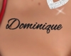 {QM} Dominique tattoo