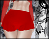 SG Red Ruffle Shorts
