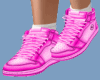 purple sneakers