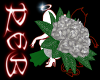 Silver Rose Bouquet