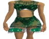 Emerald elf dress