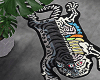 金 Tiger Green Rug