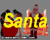 Santa Clause w/ chair 
