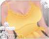 [Pets]Frill Top | Yellow