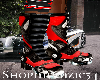 Motor Cross Boots Red